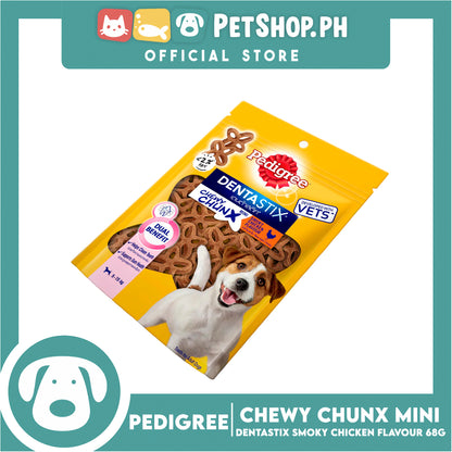 Pedigree Dentastix Chewy Chunx Mini 68g (Smoky Chicken Flavor) Dog Treats