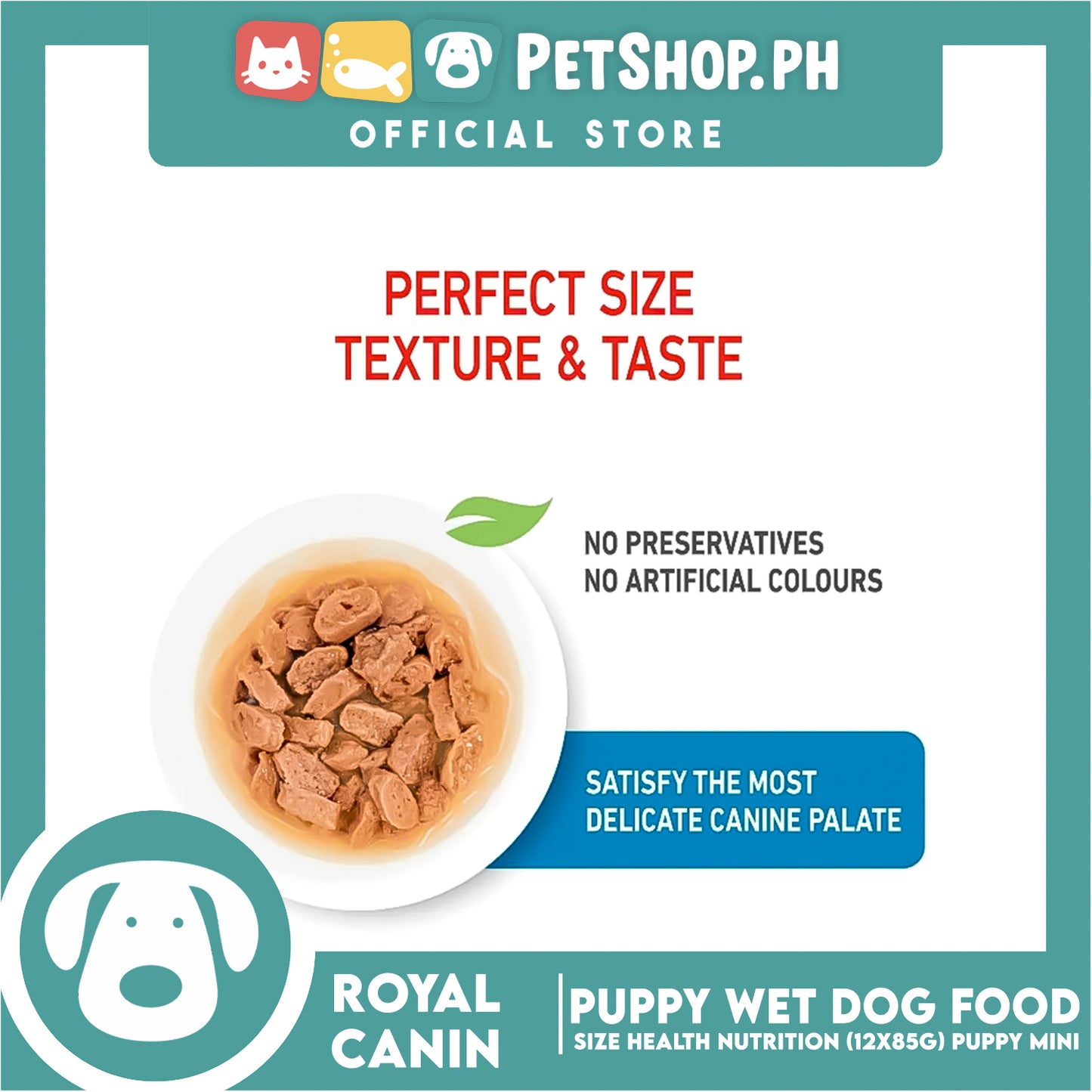 Royal Canin Mini Puppy (85g x 12) Wet Dog Food - Size Health Nutrition