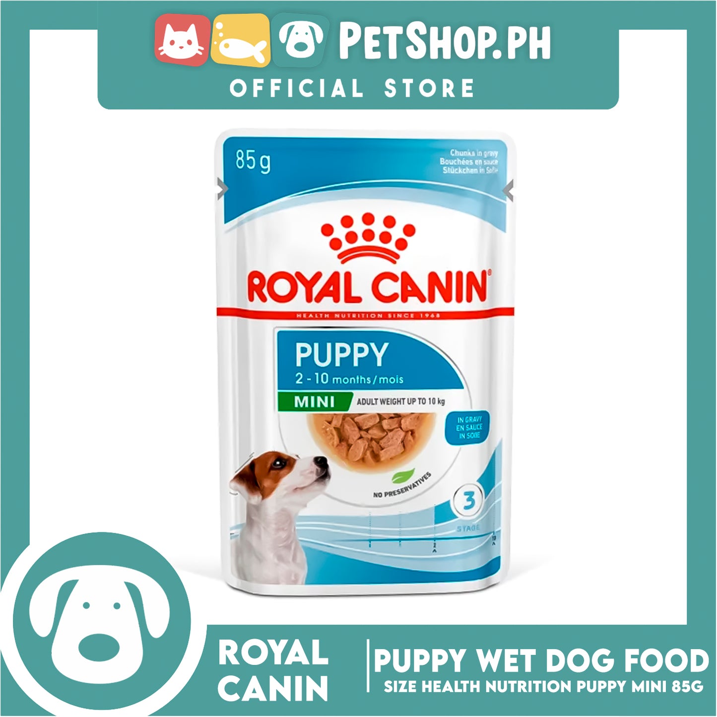 Royal Canin Mini Puppy (85g) Wet Dog Food - Size Health Nutrition