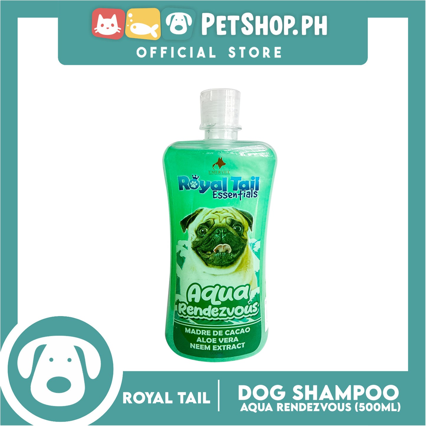 Royal Tail Essentials Dog Shampoo (Aqua Rendezvous) 500ml