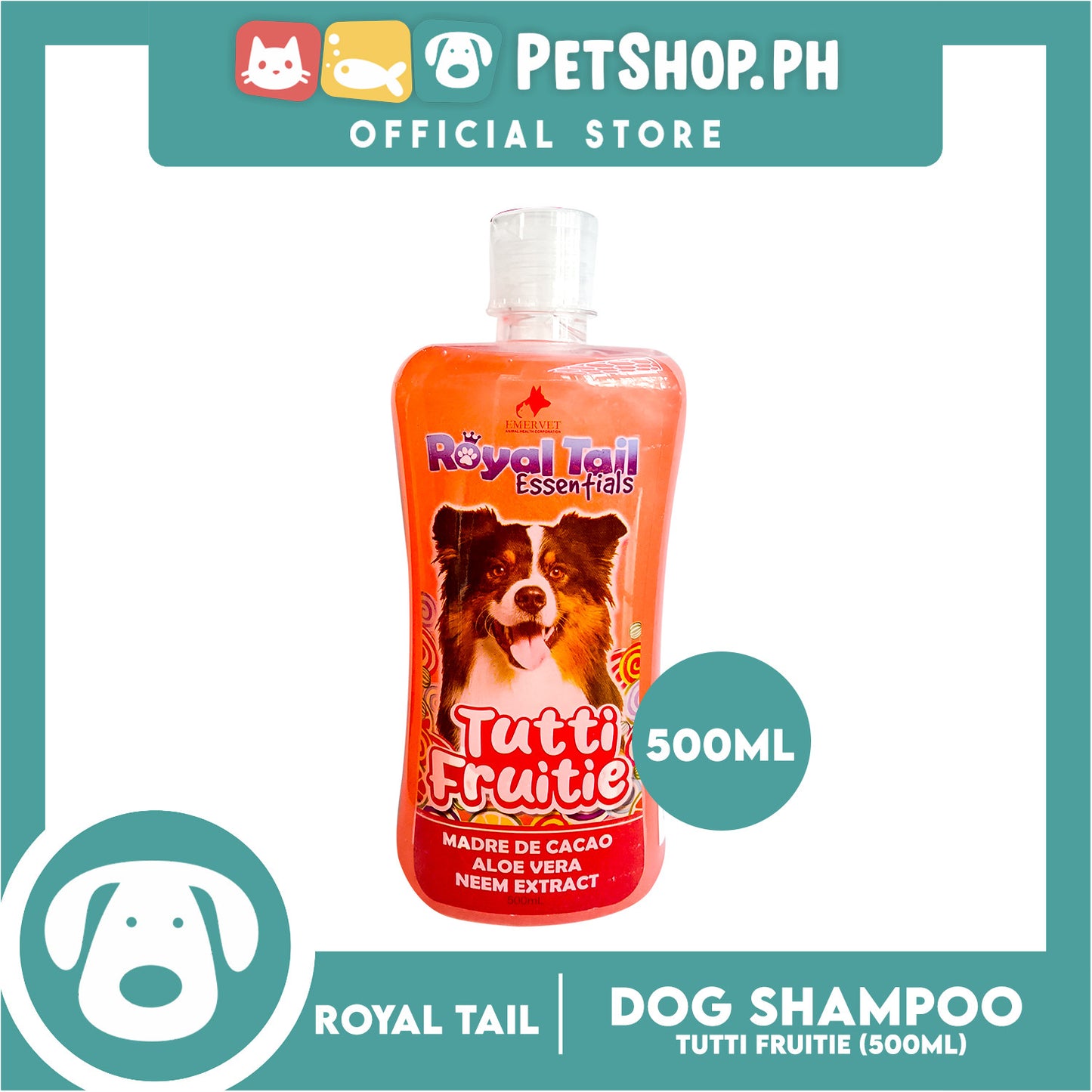 Royal Tail Essentials Dog Shampoo (Tutti Fruitie) 500ml