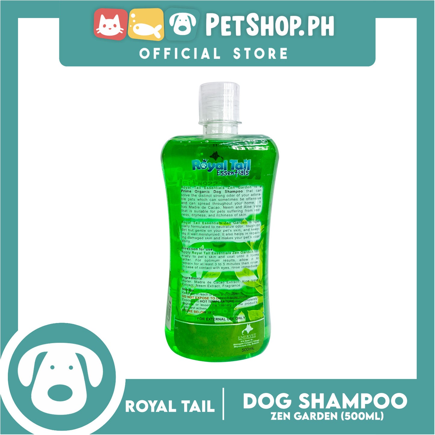 Royal Tail Essentials Dog Shampoo (Zen Garden) 500ml
