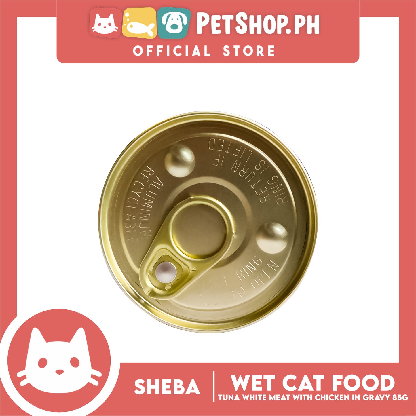 6pcs Sheba Succulent Tuna and Snapper in Gravy 85g Grain-Free Cat Wet Food
