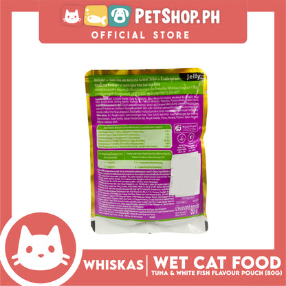 Whiskas Tuna and White Fish Pouch Cat Wet Food 80g