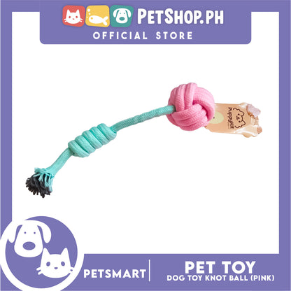 Pet Toy Knot Ball Design (Pink)