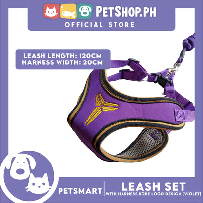 Pet Harness with Leash Kobe Basketball Design