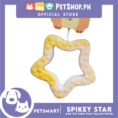 Pet Toy Dog Chew Star Design (Yellow)
