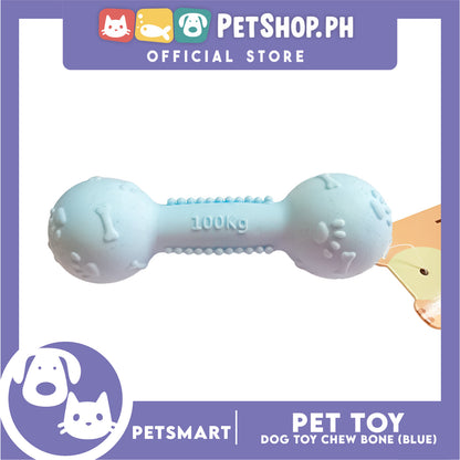 Pet Toy Dog Chew Bone Design (Blue)