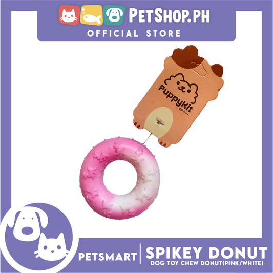 Pet Toy Dog Chew Donut Design (Pink)