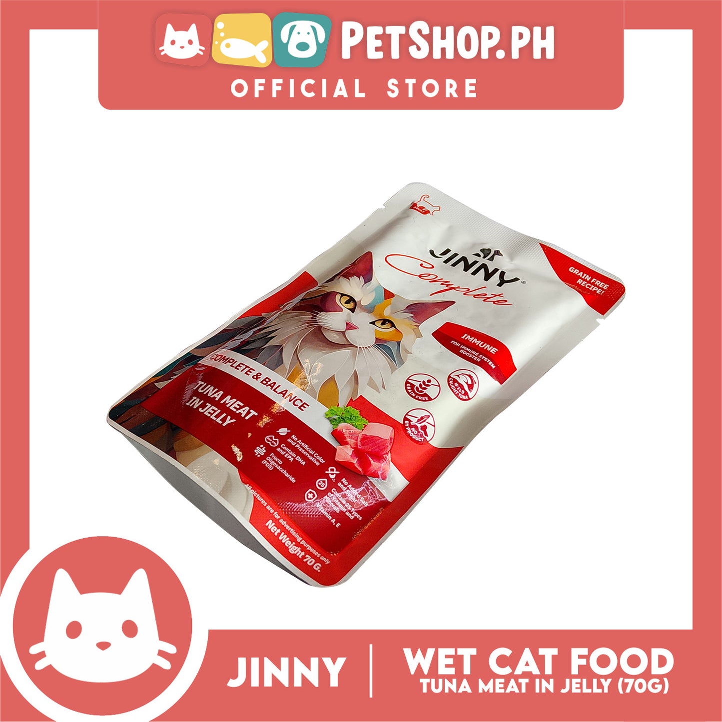 Jinny Urinary Complete and Balance (Tuna Meat in Jelly) Flavor Cat Wet Food