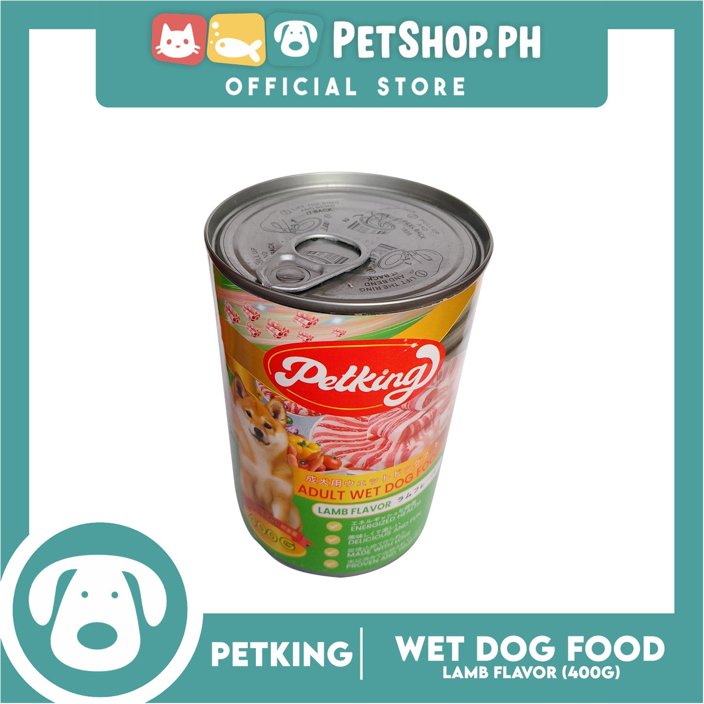 Petking Lamb Flavor Adult Dog Wet Food 400g