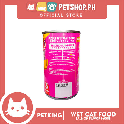 Petking Salmon Flavor Adult Cat Wet Food 400g