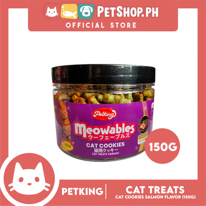 Petking Meowbles Cat Cookies Cat Treats / Cat Food  (Salmon Flavor) 150g