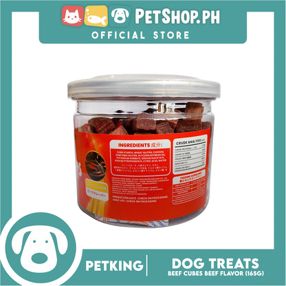 Petking Woofables Beef Cubes Training and Reward Dental Chews Dog Treats/ Dog Food 165g