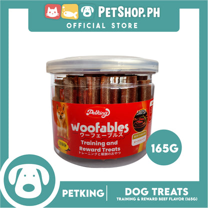 Petking Woofables Training and Reward Treats (Beef Flavor) Dog Treats/ Dog Food  165g