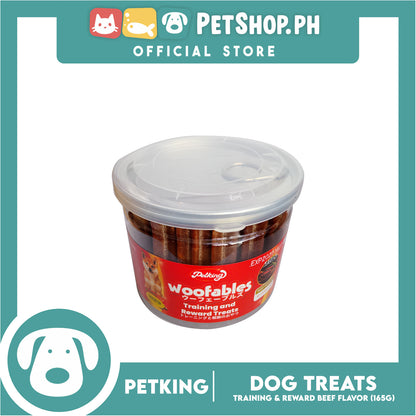 Petking Woofables Training and Reward Treats (Beef Flavor) Dog Treats/ Dog Food  165g