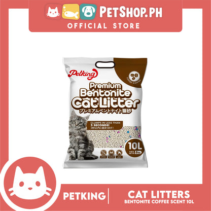 Petking Bentonite Cat Litter (Coffee Scented) 10L 8kgs