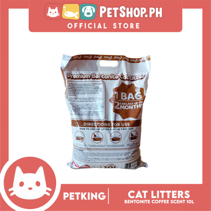 Petking Bentonite Cat Litter (Coffee Scented) 10L 8kgs
