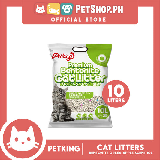 Petking Bentonite Cat Litter (Green Apple Scented) 10L 8kgs