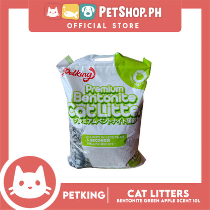 Petking Bentonite Cat Litter (Green Apple Scented) 10L 8kgs