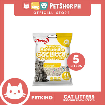 Petking Bentonite Cat Litter (Lemon Scented) 5L 4kgs