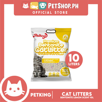 Petking Bentonite Cat Litter (Lemon Scented) 10L 8kgs