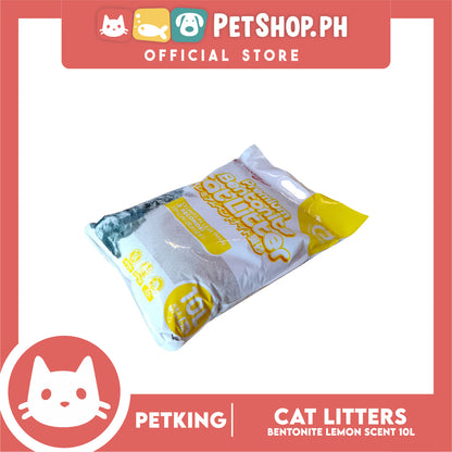 Petking Bentonite Cat Litter (Lemon Scented) 10L 8kgs