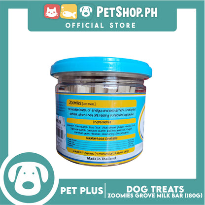 Pet Plus Zoomies Groove Milk Bars Dog Treats 180g