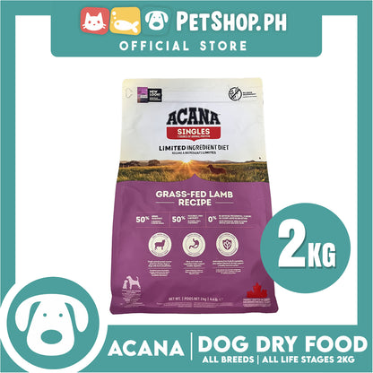 Acana Grass-Fed Lamb Recipe Dog Food 2kg - Limited Ingredient Diet