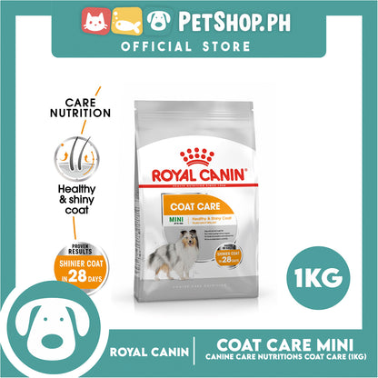 Royal Canin Coat Care (1kg) Adult Dry Dog Food - Canine Care Nutrition