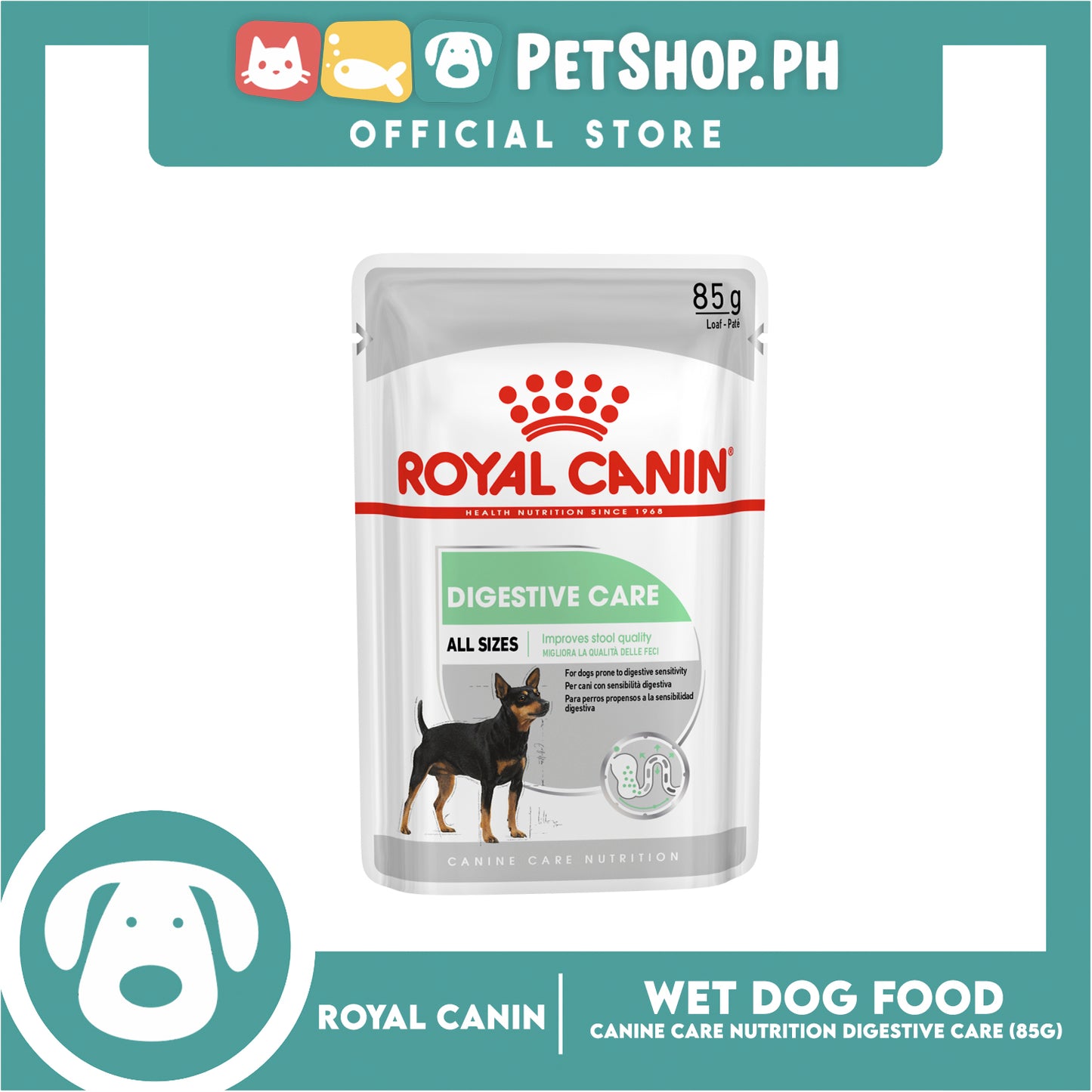 Royal Canin Canine Care Nutrition Digestive Care (85g) Adult Wet Dog Food