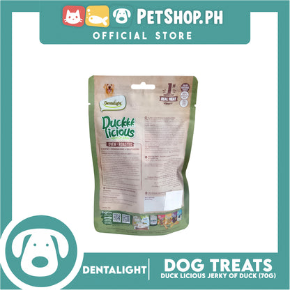 Dentalight Duck Licious Premium Jerky (Jerky of Duck) Oven-roasted 70grams