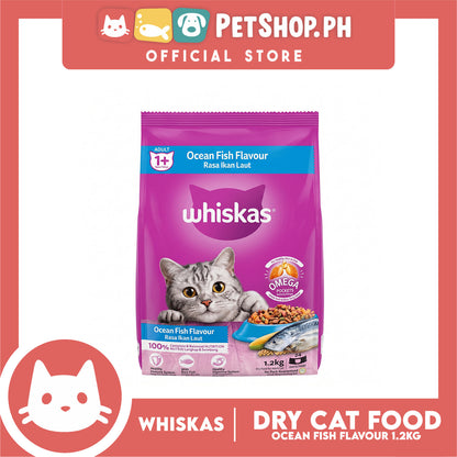 Whiskas Ocean Fish Flavour for Adult Cat Dry Food 1.2kg