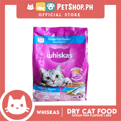 Whiskas Ocean Fish Flavour for Adult Cat Dry Food 1.2kg