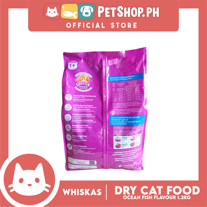 Whiskas Ocean Fish Flavour for Adult Cat Dry Food 1.2kg
