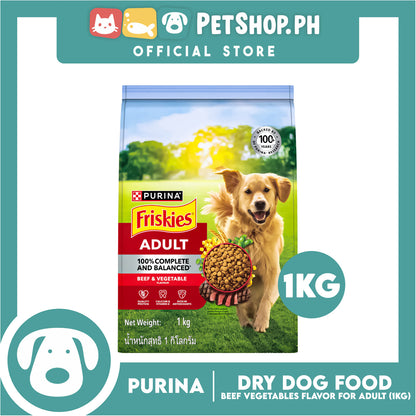 Purina Friskies Beef and Vegetable Adult Dog Food 1kg