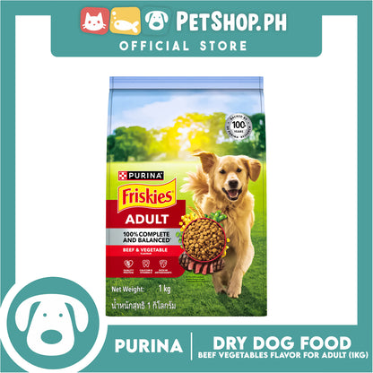 Purina Friskies Beef and Vegetable Adult Dog Food 1kg