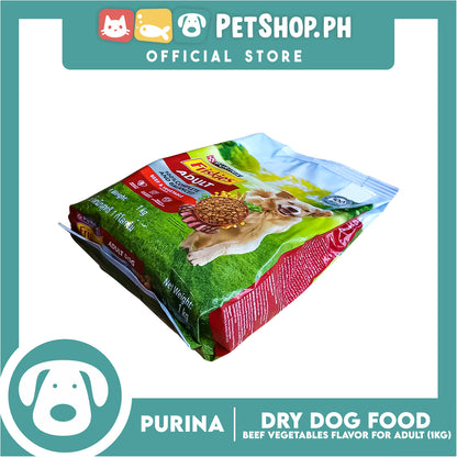 Purina Friskies Beef and Vegetable Adult Dog Food 1kg