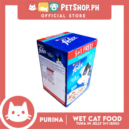 Purina Felix 5+1 Tuna in Jelly for Adult Cats 510g
