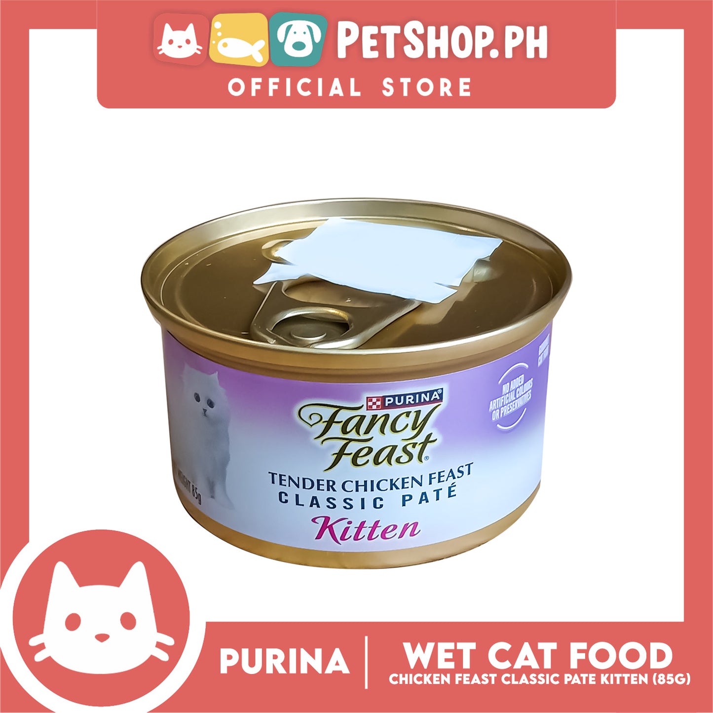 Purina Fancy Feast Classic Pate Tender Chicken Feast Kitten Wet Cat Food