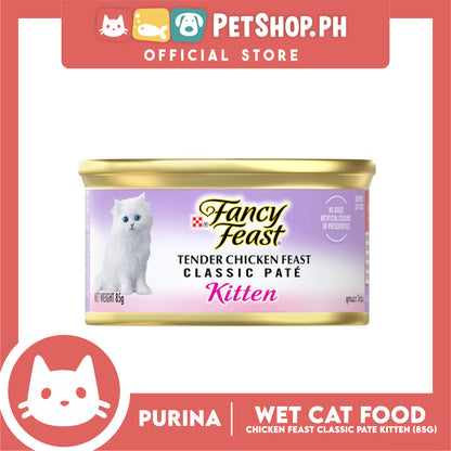 Purina Fancy Feast Classic Pate Tender Chicken Feast Kitten Wet Cat Food