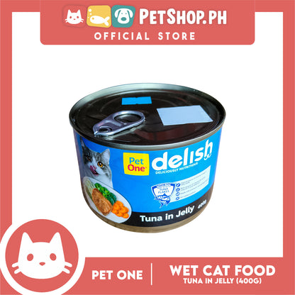 Pet One Delish Tuna in Jelly Wet Cat Food 400g