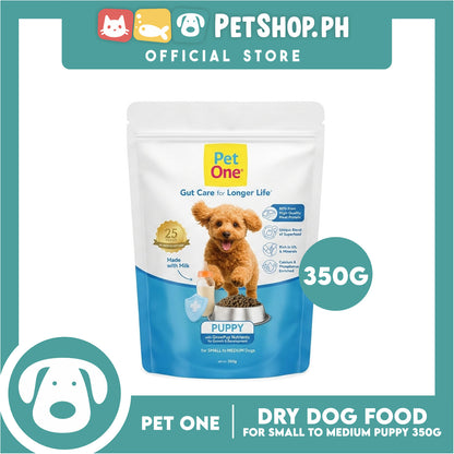 Pet One Puppy Dog Dry Food 350g for small to medium dogs