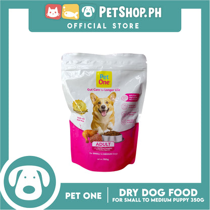 Pet One Adult Dog Dry Food 350g for small to medium dogs