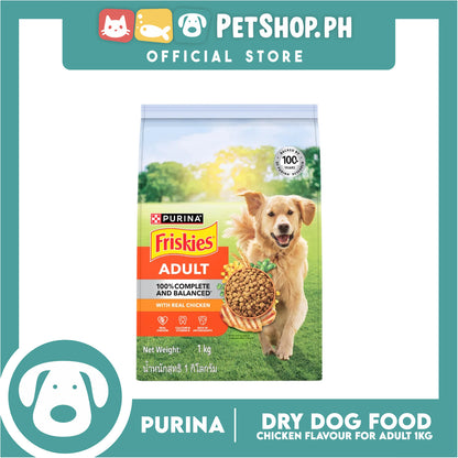 Purina Friskies Adult Dog Dry Food with Real Chicken 1kg