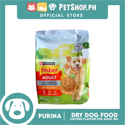 Purina Friskies Adult Dog Dry Food with Real Chicken 1kg