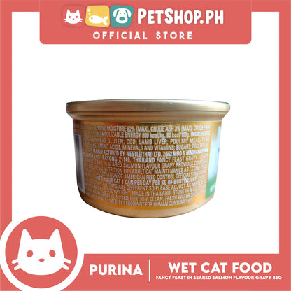 Purina Fancy Feast Gravy Lovers Salmon Feast in Seared Salmon Adult Cat Wet Food (85g)