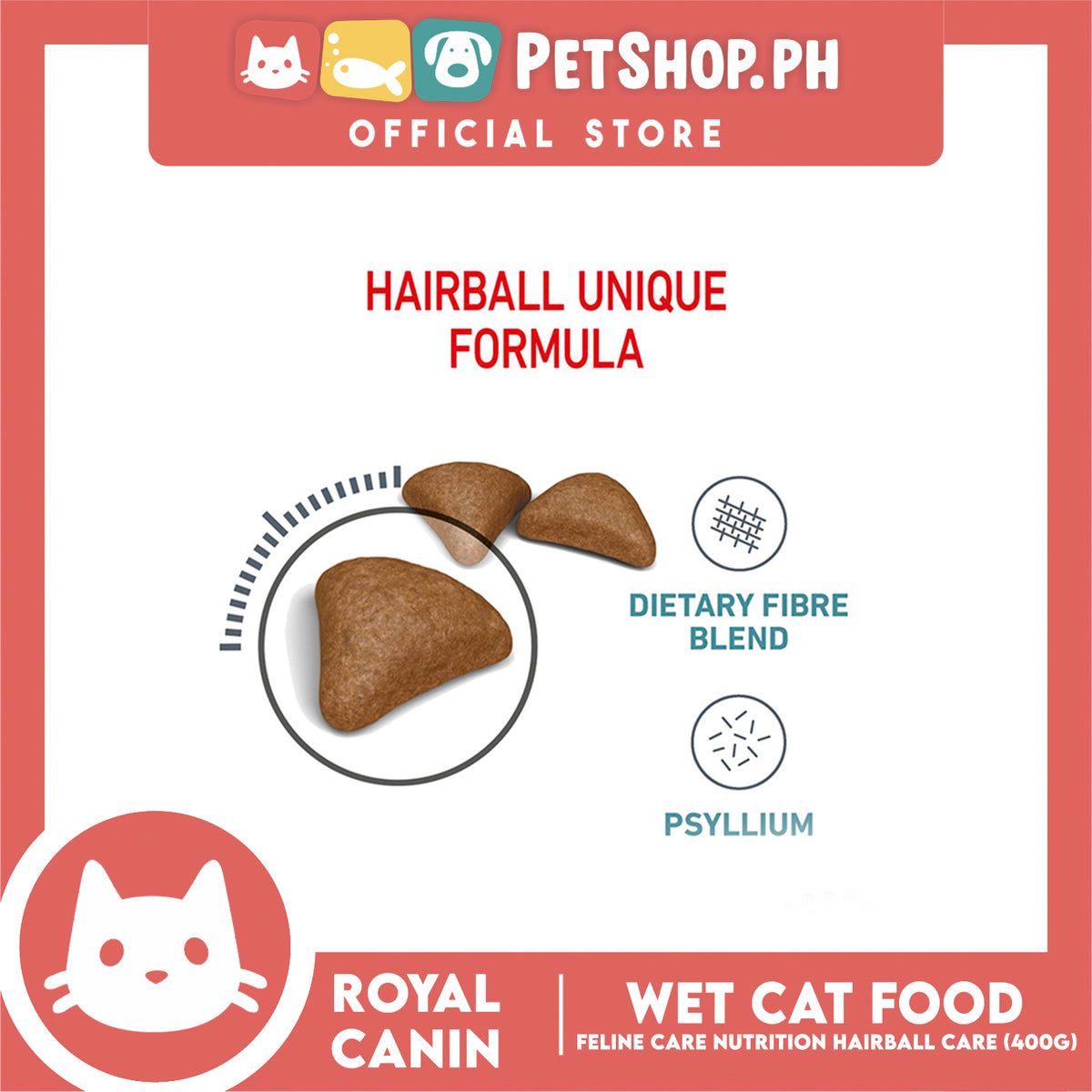 Royal Canin Hairball Care (400g) Adult Dry Cat Food - Feline Care Nutrition