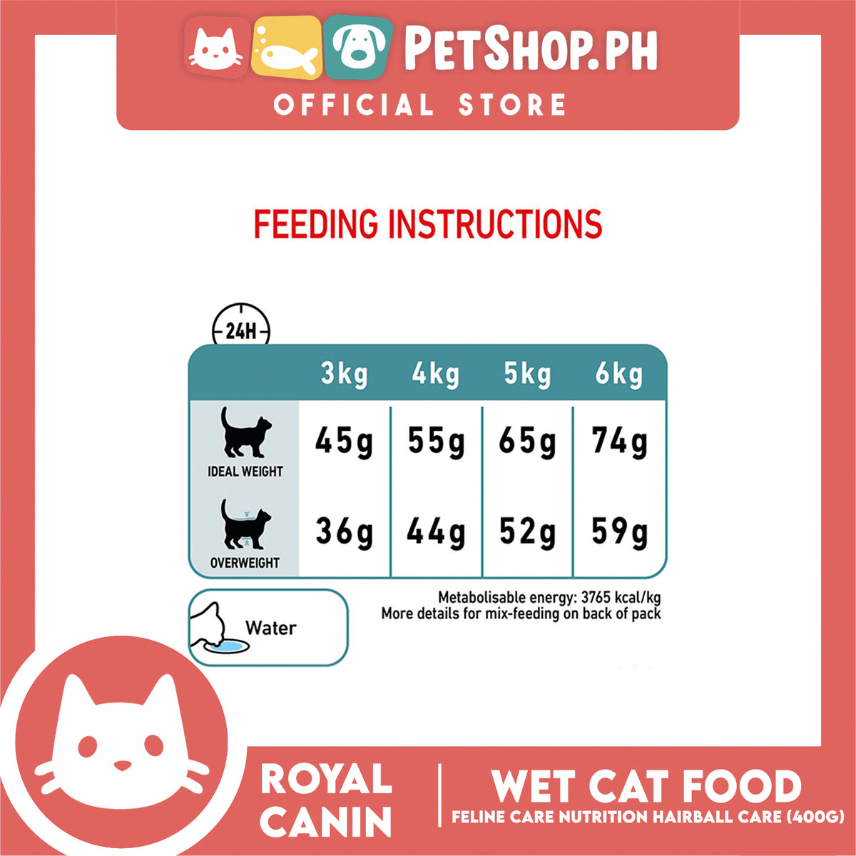 Royal Canin Hairball Care (400g) Adult Dry Cat Food - Feline Care Nutrition