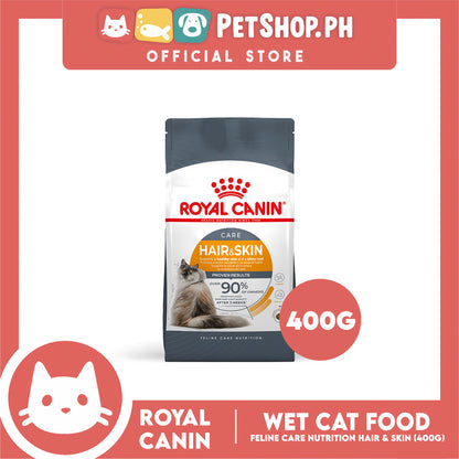 Royal Canin Hair and Skin Care (400g) Adult Dry Cat Food - Feline Care Nutrition